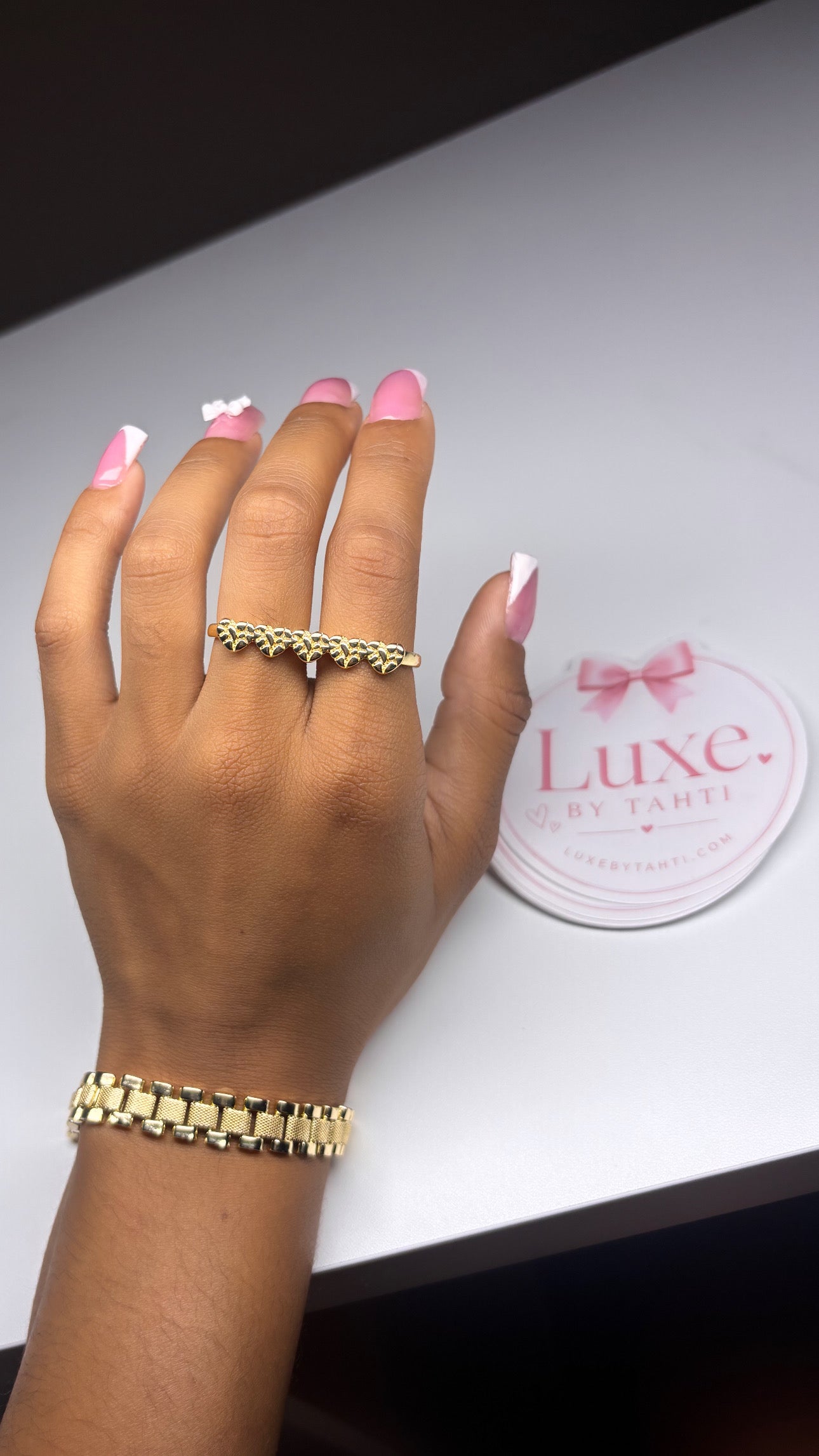 Nugget HRT Two-Finger Ring