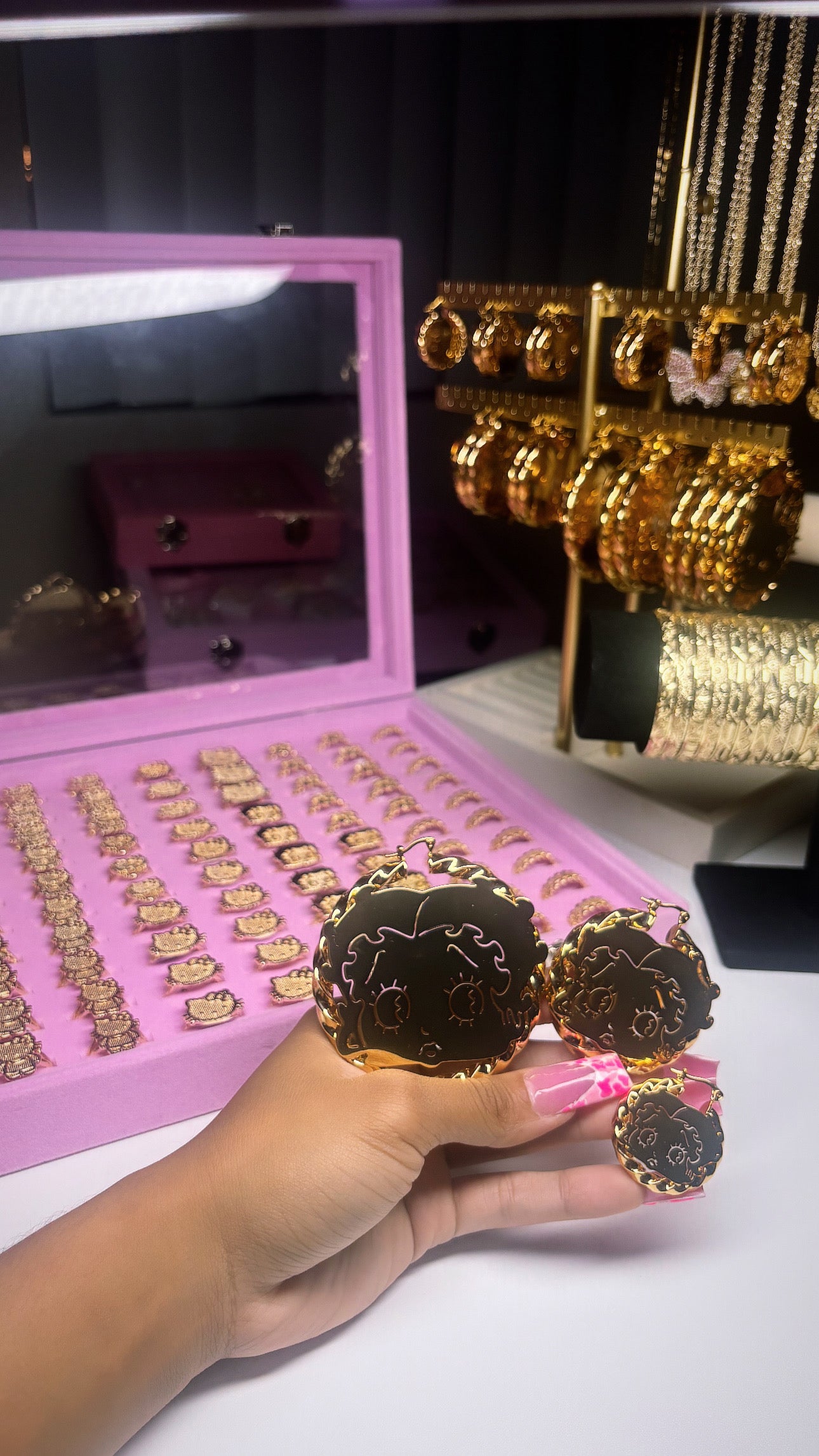 Betty Boop Hoops