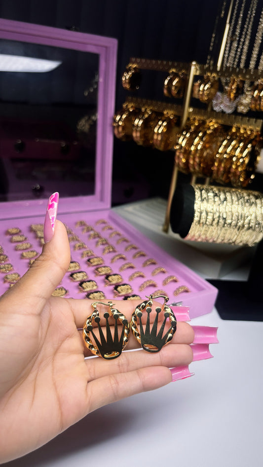 Crown Hoops