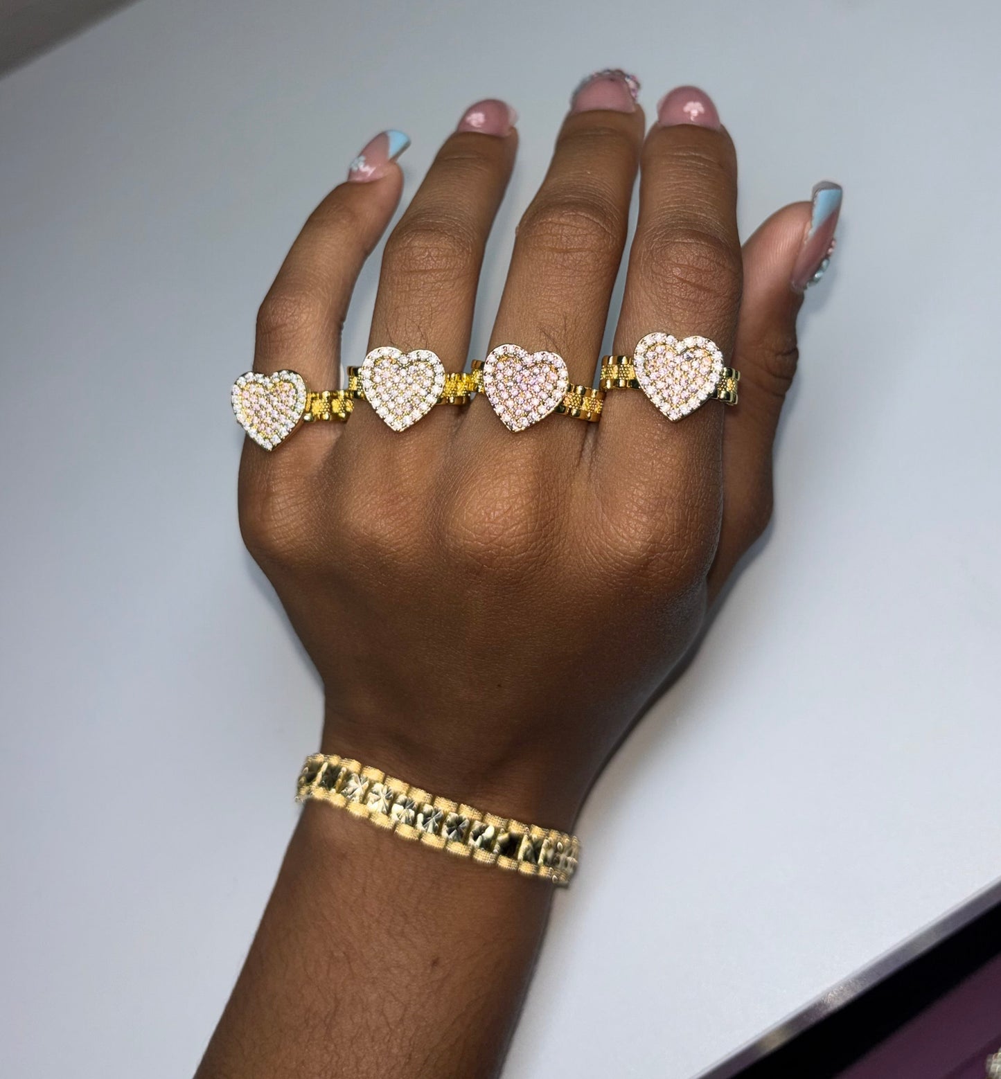 Pink Diamond HRT Rolex Ring